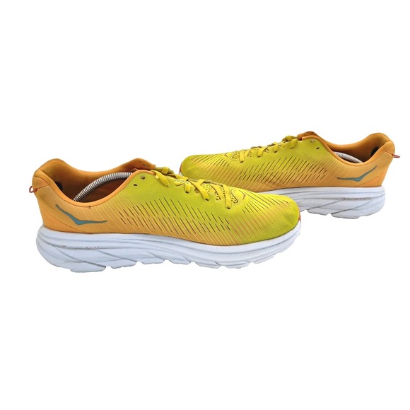 Hoka One One Rincon 3 Shoes Mens Size 12.5D Yellow Road Running 1119395 IRYL - Picture 9 of 9